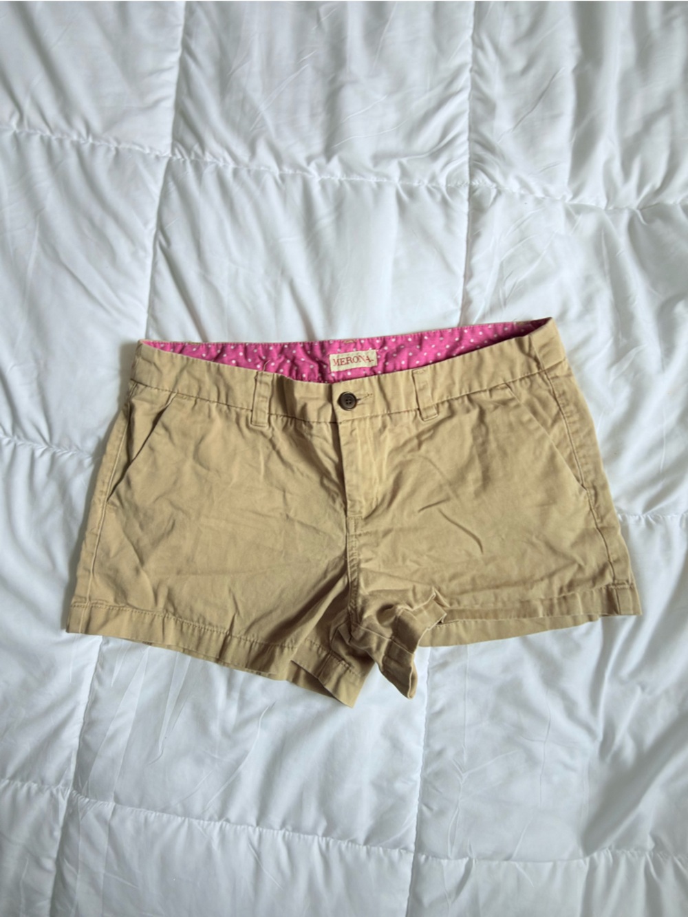 y2k tan Merona shorts